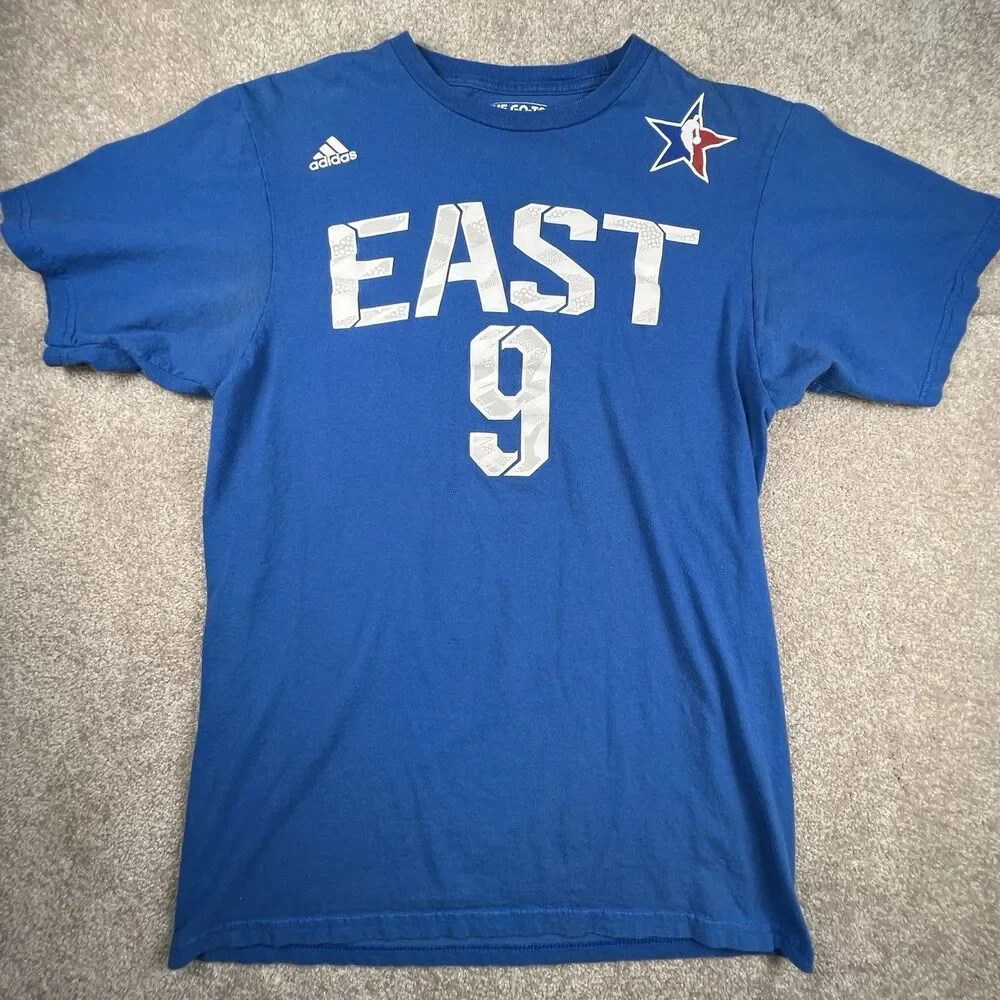 Rondo All Star EAST New York‎ NBA Medium t-shirt Vintage Adidas NBA